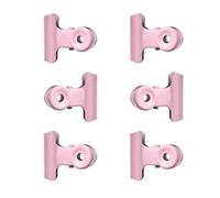 Naroote 8 Clips de Bisagra de Metal, Abrazaderas de Cabeza Redondeada para Prevención de óxido, Herramienta de Abrazaderas de Archivo con Agujeros para Colgar, Ideal para Organización de Papel de