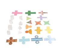 Naroote 8 Modelos Geométricos Transparentes con Tapas Extraíbles, Formas Educativas 3D Transparentes para útiles Escolares para Niños