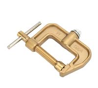 Naroote Abrazadera de Tierra de Soldadura de Latón 500A, Abrazadera de Tierra Tipo G, de Palanca de Fuerza para Máquina de Soldar, Ideal para Soldadura de Pernos de Resistencia de Sumergido con de