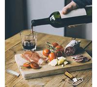 Naroote Abridor de Cerveza de Vino, Garras de Acero con Tirador de Corcho 2 en 1 para el Hogar (GRAY #19)