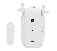Naroote Abridor de Cortina Automático, Silencioso, Fácil Instalación, Motor de Control Remoto Inteligente para Dormitorio, Sala de Estar, Blanco, 6 X 3,2 X 1,2 Pulgadas