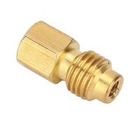 Naroote Accesorios de Adaptador R134A, Adaptador de Aire Acondicionado R134A Latón Fácil Instalación para Aire Acondicionado Car