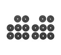 Naroote Accesorios de Repuesto para Platillos de 20 Piezas, Fundas de Platillos de Fieltro Duraderas que Mejoran la Calidad del Sonido para la Configuración del Kit de Batería (GREY)