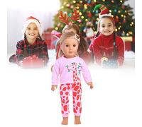 Naroote Accesorios de Ropa para Muñecas de 18 Pulgadas Lindo Disfraz de Hada Lavable para Juegos de Roles Regalo Ideal para Niñas y Adolescentes Felpa Rosa (Pink)