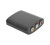 Naroote Adaptador Convertidor de Vídeo de Alta Definición Convertidor de Señal AV Portátil para Reproducción de Definición Estándar en TV Reproductor de DVD; Ideal para Entusiastas del Cine