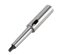 Naroote Adaptador de Alargamiento de Acero de Alta Velocidad con Guía de Broca Cónica Morse MT2-2 para Accesorios CNC, con Alta Dureza, para Trabajadores de Taller