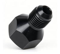 Naroote Adaptador de Aluminio Práctico para Manguera Reductora 10AN Hembra a 6AN Macho para Maquinaria Agrícola 2 Unidades (AN8 hembra a AN6 macho)