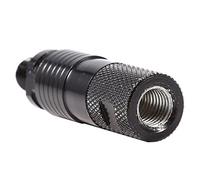 Naroote Adaptador de Liberación Rápida de Alarma de Pesca Negra Conector de Metal Duradero para una Configuración Eficiente del Equipo de Pesca