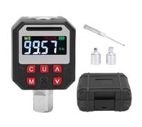 Naroote Adaptador de par Digital Unidad de 1/2 Pulgada 0-135 Nm con Pantalla LCD 9 Grupos Preestablecidos 500 Almacenamiento de Datos ± 2% de Precisión para Auto Moto Uso Profesional