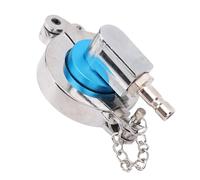 Naroote Adaptador de Purga de Frenos de 43 Mm, Adaptador de Cilindro Maestro Cromado de Aleación de Aluminio, de Sellado Interno con Ajuste Seguro, Ideal para Crown Reiz LS ES RX LX