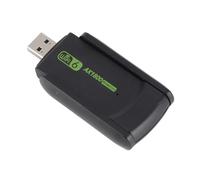 Naroote Adaptador WiFi 6 Tarjeta de Red Inalámbrica USB3.0 de Alta Velocidad Banda Dual 1800Mbps para PC y Computadora Portátil Negro