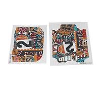 Naroote Adhesivo de Control Remoto para Drones, Adhesivo Decorativo para Controlador de Drones, Resistente a la Corrosión, Fácil de Rasgar, Patrón de Impresión Transparente de PVC para Equipos RC