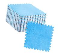 Naroote Alfombra de Rompecabezas de Espuma para Piso de Habitación (Azul