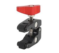 Naroote Alicates de Cangrejo Clip Super Abrazadera, Súper Abrazadera en Forma de Cangrejo con Rosca de 1/4 Pulgadas y 3/8 Pulgadas, Ideal para DSLR Rig LCD Monitor Studio Light Camera Magic Arm