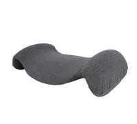 Naroote Almohada de Apoyo Lumbar, Almohada Ergonómica de Cintura con Calefacción USB con 4 Niveles de Temperatura y Temporizador, Espuma Viscoelástica Transpirable para Aliviar el Dolor