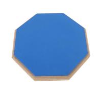 Naroote Almohadilla de Práctica de Tambor de Goma de 8 Pulgadas para Tambores Silenciosos y Rebote Real, Almohadilla de Tambor Portátil para Uso Doméstico (BLUE)