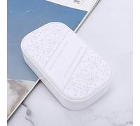 Naroote Almohadilla de Tinta Flash para Sello de Goma, Almohadilla de Tinta de Color No Tóxica para Manualidades, Fácil de Operar para Cartón y Madera, Amarillo Flash, Tamaño Portátil, para de de