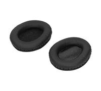 Naroote Almohadillas de Repuesto para KHX-HSCP Cloud II, Cómodas Almohadillas Suaves para Sesiones de Escucha Prolongadas, Hechas de PU Duradero y Espuma Viscoelástica, Paquete de 2 (Cuero Negro)
