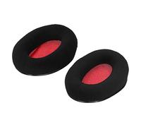 Naroote Almohadillas de Repuesto para KHX-HSCP Cloud II, Cómodas Almohadillas Suaves para Sesiones de Escucha Prolongadas, Hechas de PU Duradero y Espuma Viscoelástica, Paquete de 2 (Ante Rojo)