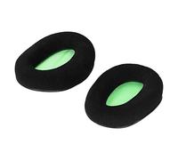 Naroote Almohadillas de Repuesto para KHX-HSCP Cloud II, Cómodas Almohadillas Suaves para Sesiones de Escucha Prolongadas, Hechas de PU Duradero y Espuma Viscoelástica, Paquete de 2 (Ante Verde)
