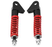 Naroote Amortiguador Hidráulico, Amortiguador Delantero de Larga Vida útil 128 Mm de Alto Rendimiento para Dirt Pit Bike para ATV (rojo)