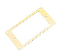 Naroote Anillos para Pastilla Humbucker, 2 uds., Cubiertas Metálicas para Pastilla Humbucker, Marco de Anillos de Montaje para Guitarras Eléctricas, Ideal para Cubierta de (GOLD)