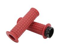 Naroote Aprendedor del Pulgar, Agarres de Motocicletas Manillar Manillar 1 par de Agarre de Control del Acelerador 25 Mm/28 Mm Acelerador de Twist Gips para CBR600RR CBR1000RR (Rojo)