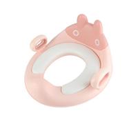 Naroote Asiento para Ir Al Baño para Niños, Asiento de Entrenamiento para Ir Al Baño, Forma de Conejo Suave y Firme de Alta Dureza con Asas para Niñas (PINK)