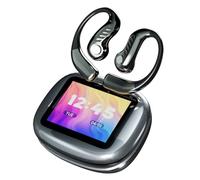 Naroote Auriculares de Traducción AI en Tiempo Real, Auriculares Traductores Bluetooth 5.4, con Estuche de Carga con Pantalla Táctil con Más de 130 Idiomas y Baja Latencia, Ideales para Viajes,