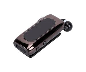 Naroote Auriculares Mono Bluetooth 5.2 Retráctiles para Conductores en Viajes por Carretera y Profesionales de Negocios en Llamadas con Clientes 20H de Duración Baterí con