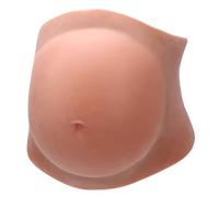 Naroote Babybult Artificial, Confirmación Táctil Silicona Pulgada de Panceta Embarazada para Fiestas en el Escenario (Latón antiguo)