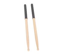 Naroote Baquetas de Tambor, Madera de Arce de Primera Calidad con de Goma Antideslizante, Baquetas con Puntas en Forma de Burbuja, Ideales para Adultos, Niños, Principiantes, Bateristas