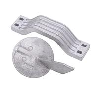 Naroote Barra de Manija con Soporte de Espejo de Popa de ánodo, Reemplazo de Lengüeta de Ajuste Exterior para VF150 F200XCA, con Material de Aluminio para Resistencia