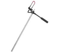 Naroote Barrena para Taladro de Hielo, Barra de Extensión de Broca para Barrena para Hielo de Acero de Aleación de 70 Cm con Accesorio de Conexión, Herramienta de Perforación de Liviana y Estable para