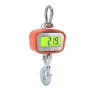 Naroote Báscula de Grúa Digital LCD Retroiluminada Báscula Colgante de Alta Precisión con Control Remoto Función de Temperatura y Humedad para Construcción de Pesca Industrial (1500KG)