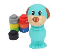Naroote Bloques con Animales, Colores Brillantes Que Desarrollan la Capacidad de reflexión. Un Conjunto de Bloques Interactivos Flexibles para Niños en Edad Preescolar (Perro)