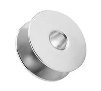 Naroote Bobinas de Coser de Metal 100 Piezas Carretes de Bobina de Metal Resistentes Al Desgaste para Máquinas de Coser Industriales Universales para Carretes de Hilo Cantidad de 0,8 * 0,8 * 0,3