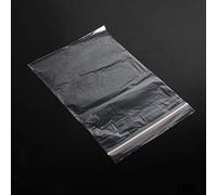 Naroote Bolsas Reutilizables con Cierre de Cremallera Transparente para Almacenamiento de Alimentos, 100 Unidades de 3 Tamaños, Material No Tóxico, a Prueba de Polvo y Humedad, Perfectas para