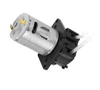 Naroote Bomba de Dosificación, Bomba de Líquido Peristáltico 12V 1x3 de Dosificación Cabezal de Tubo Peristáltico Peristáltica para Análisis de Químicos de Laboratorio de Acuario (BLACK)