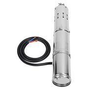 Naroote Bomba Sumergible Sin Escobillas 12V Bomba de Agua Solar DC para Riego Acero Inoxidable 1 Unidad (S123T-20)