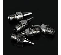 Naroote Boquilla de Aerógrafo, Boquilla de Pistola de Aerógrafo 5 Piezas 0,2/0,3/0,5 Mm Accesorios de Boquilla de Aerógrafo Boquillas de Limpiador de Aerógrafo Máquina de Pintura Pieza