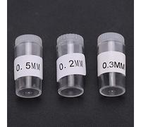 Naroote Boquilla de Aerógrafo, Puntas de Repuesto de Acero Inoxidable de Alta Calidad para Profesionales y Aficionados, Paquete de 3 para Entusiastas del Aerógrafo