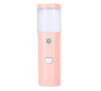 Naroote Botella de Mistre de Niebla, Mini Fabricante de Niebla USB USB Recargable Portátil Portable 30 Ml Nano Face Nano Spray Hydration Hydration Sprayer (Rosado)