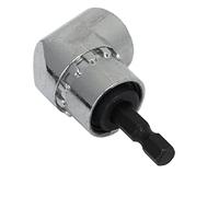 Naroote Broca Angular para Destornillador, Carburo de Alta Dureza, Extensión de Giro de 105° para Taladros Eléctricos y Llaves de Tubo, Hexagonal de 1/4 pulg., Ideal para Espacios Reducidos