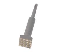 Naroote Broca de Buje de Cabeza Cuadrada, Broca de Martillo de Flor Eléctrica de Acero 40Cr, Cincel de Ranura de Punta de 152 Mm para Pulido de Hormigón, Puente de Pared, Cemento,