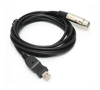 Naroote Cable Adaptador USB a XLR Conector de Audio de Estudio de 3 Metros de para Micrófonos de Grabación PVC