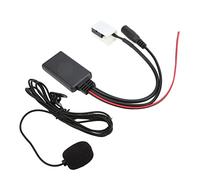 Naroote Cable Bluetooth 5.0 AUX IN, Adaptador de Música Premium para RCD300 RCD310 RNS300 RNS310, Instalación Simple Plug and Play para, Material ABS, 1 Unidad (con micrófono)