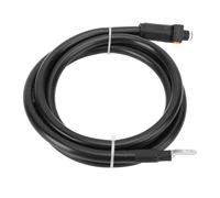 Naroote Cable de Alimentación del Vehículo, Cable de Caja de Batería Externa Negativa de 4 AWG para Botes para Automóvil (1.5m / 4.9 pies)