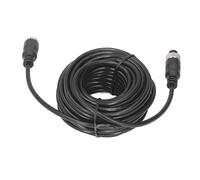 Naroote Cable de Cámara de Respaldo de 4 Pines, Compatible con Camión | Cable de extensión retrovisor doble blindado, 12 V 24 V, 33 pies