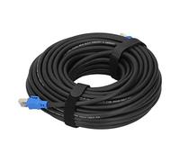 Naroote Cable Ethernet Cat8 de 40Gbps y 2000Mhz, Cables LAN Conductores RJ45 Chapados en Oro para Redes para Computadoras de Alto Rendimiento (20 m / 65,6 pies)